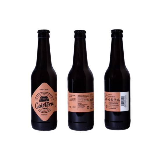 CERVEZA CALETERA TOSTADA 33cl.