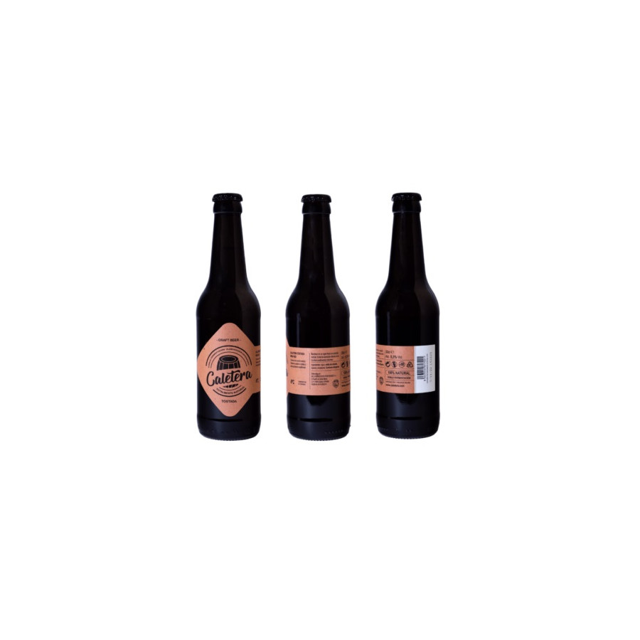 CERVEZA CALETERA TOSTADA 33cl.