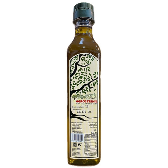 ACEITE DE OLIVA VIRGEN EXTRA 500 ML BOTELLA PLÁSTICO AGROSETENIL – CAL