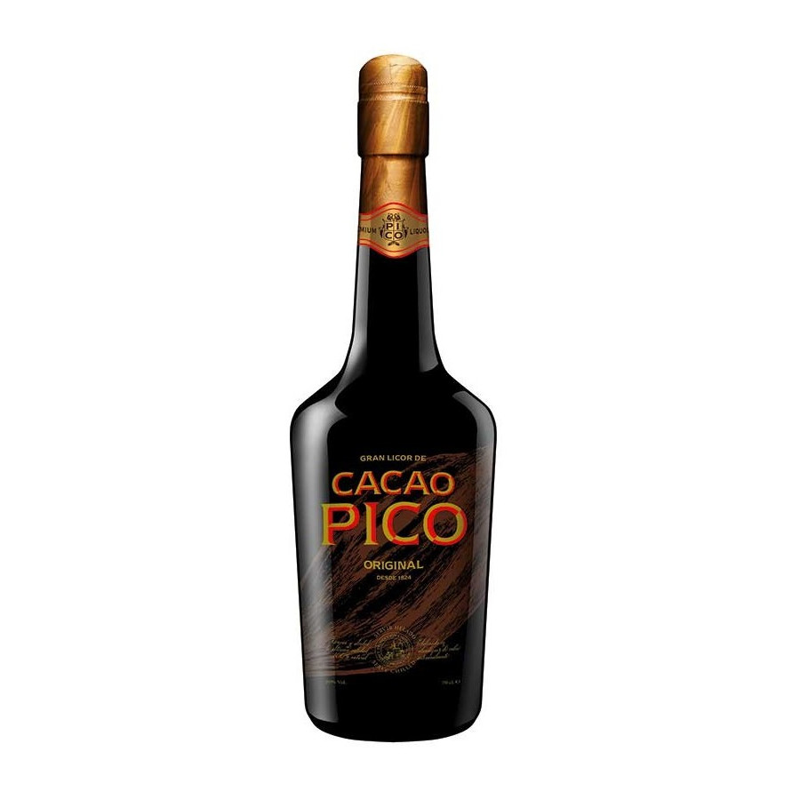 BOTELLA DE LICOR CACAO PICO 35 cl. ORIGINAL EL PUERTO DE SANTA MARIA
