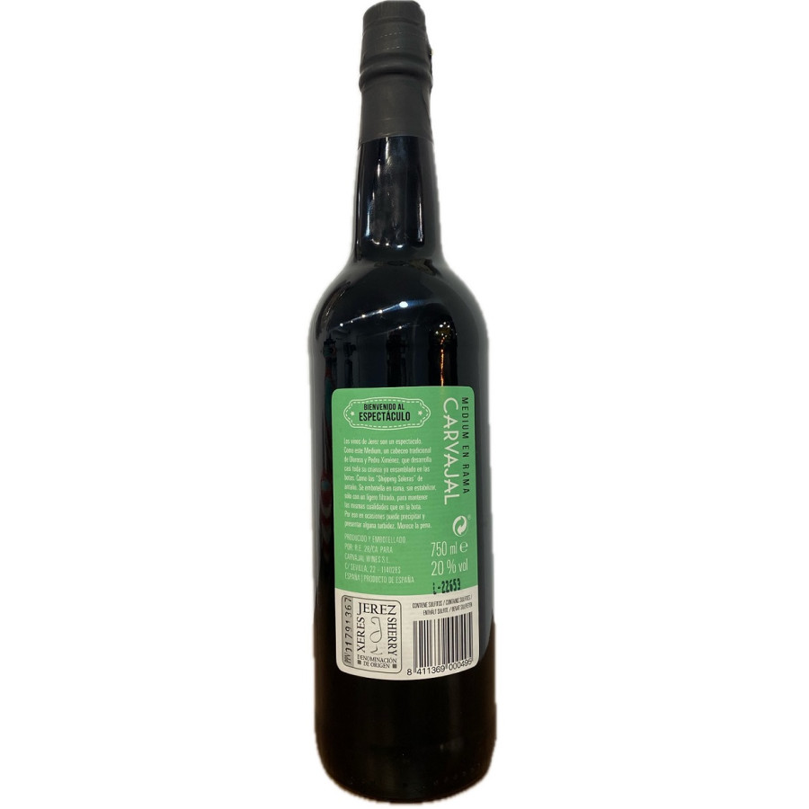 MEDIUM EN RAMA CARVAJAL “SOLERA DE EMBARQUE” 75 CL – JEREZ EXCLUSIVO Y