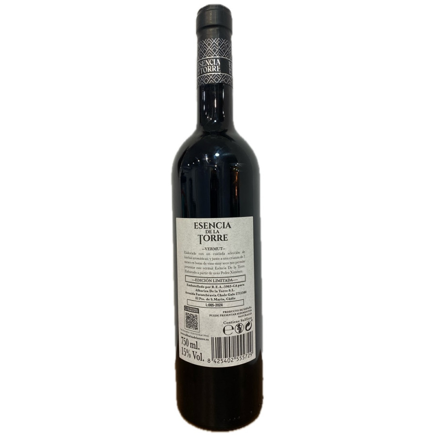 VERMUT ARTESANO ESENCIA DE LA TORRE 75 CL – EL SABOR AUTÉNTICO DE CÁDI