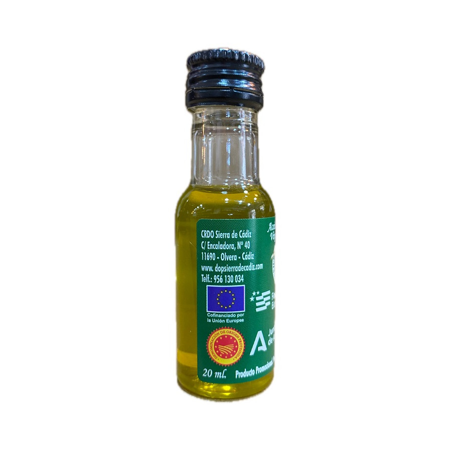 ACEITE DE OLIVA VIRGEN EXTRA 20 ML ACEITES SIERRA DE CÁDIZ CRDO OLVERA