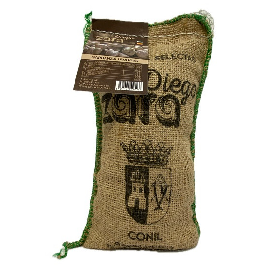 GARBANZA LECHOSA SACO 1 Kg. LEGUMBRES SELECTAS DIEGO ZARA