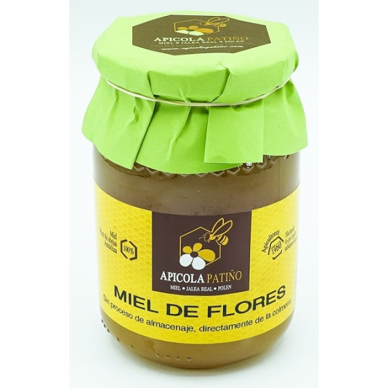 BIO MIEL DE MIL FLORES TARRO 500 gr. APICOLA PATIÑO CONIL CÁDIZ
