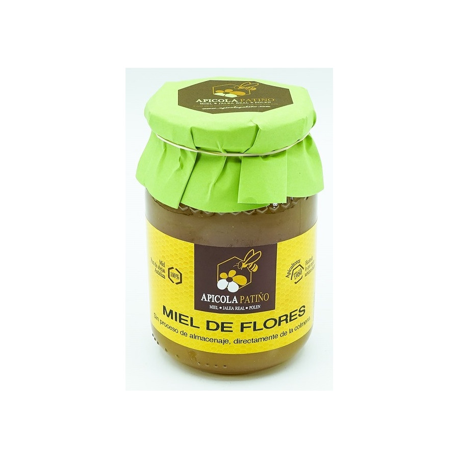 BIO MIEL DE MIL FLORES TARRO 500 gr. APICOLA PATIÑO CONIL CÁDIZ