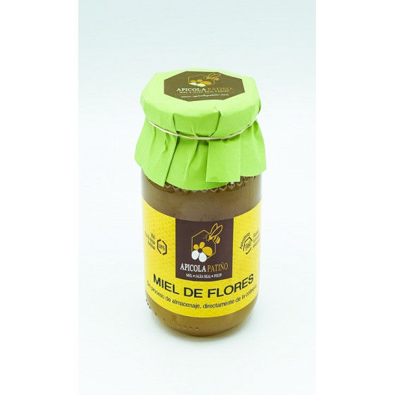 BIO MIEL DE MIL FLORES TARRO 300 gr. APICOLA PATIÑO CONIL CÁDIZ