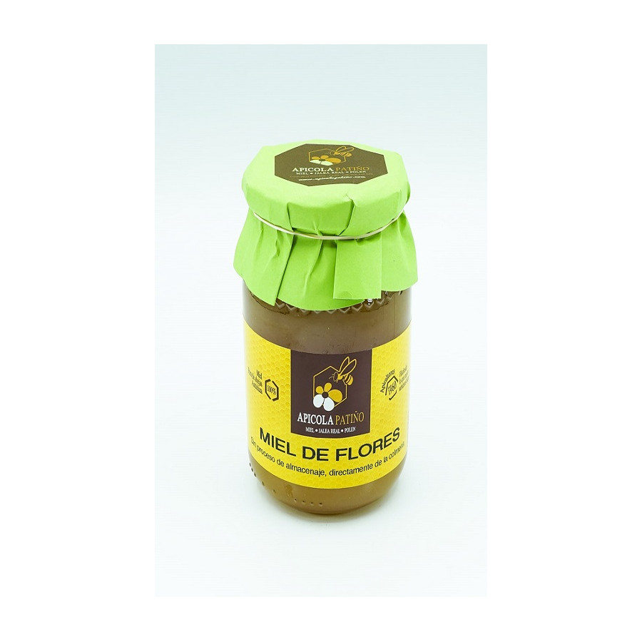 BIO MIEL DE MIL FLORES TARRO 300 gr. APICOLA PATIÑO CONIL CÁDIZ