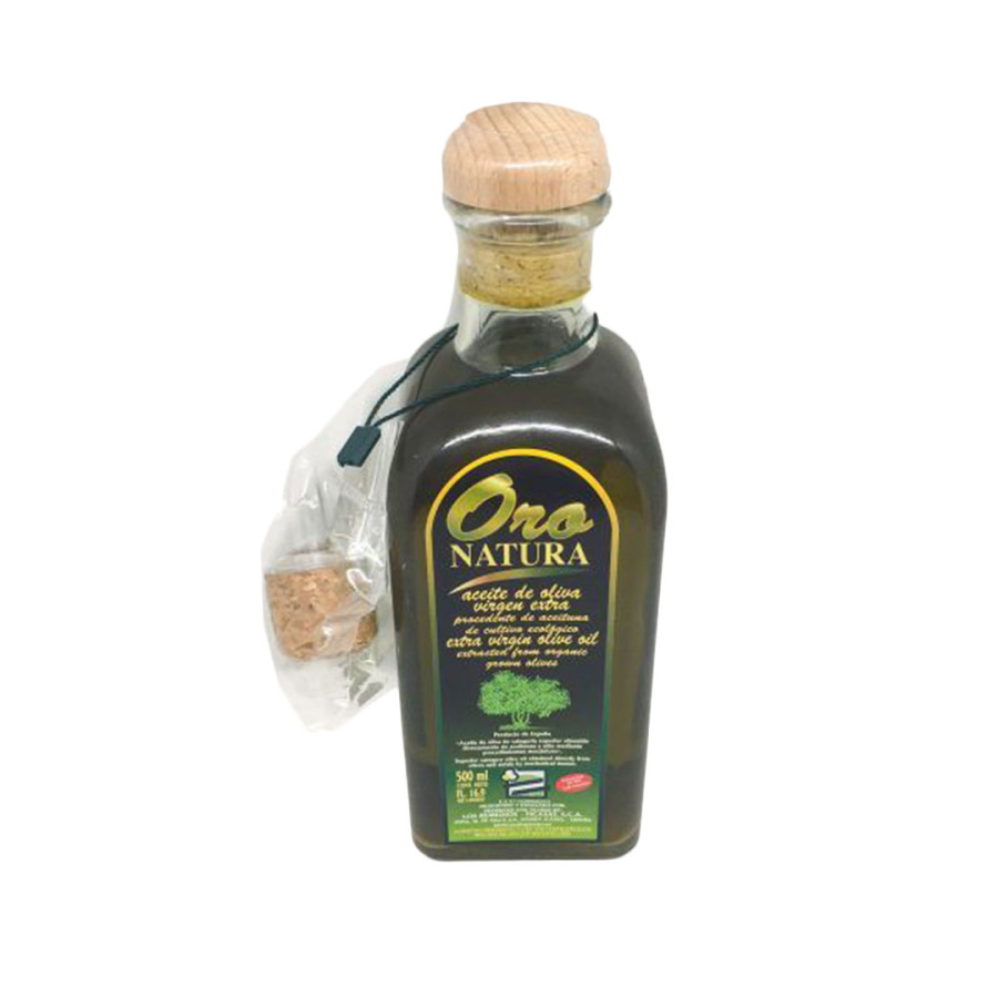 ACEITE DE OLIVA VIRGEN EXTRA ORO NATURA 500 ml. LOS REMEDIOS OLVERA