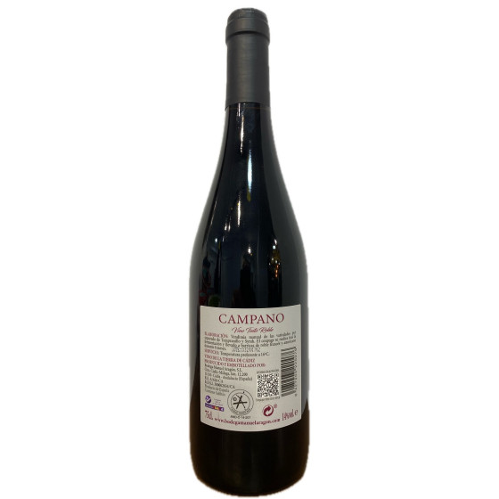 CAMPANO ROBLE 75 CL – VINO TINTO DE BODEGAS MANUEL ARAGÓN