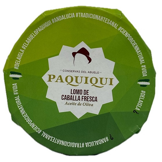 LOMO DE CABALLA FRESCA EN ACEITE DE OLIVA 255gr CONSERVAS DEL ABUELO P