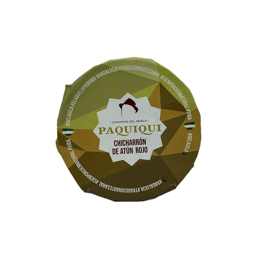 CHICHARRÓN DE ATÚN ROJO 255gr CONSERVAS DEL ABUELO PAQUIQUI