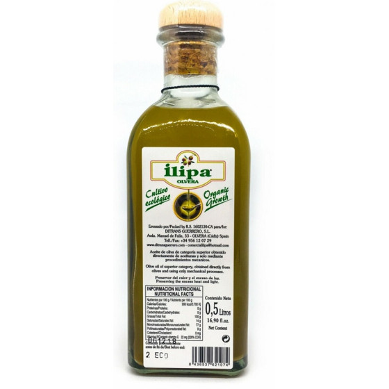 FRASCA ACEITE ILIPA OLVERA 500 ml. ECOLÓGICO