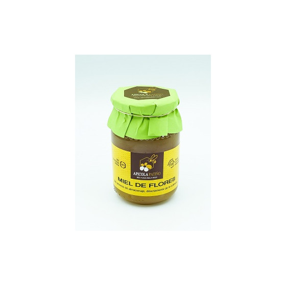 MIEL DE FLORES SIN PROCESAR 500g APICOLA PATIÑO