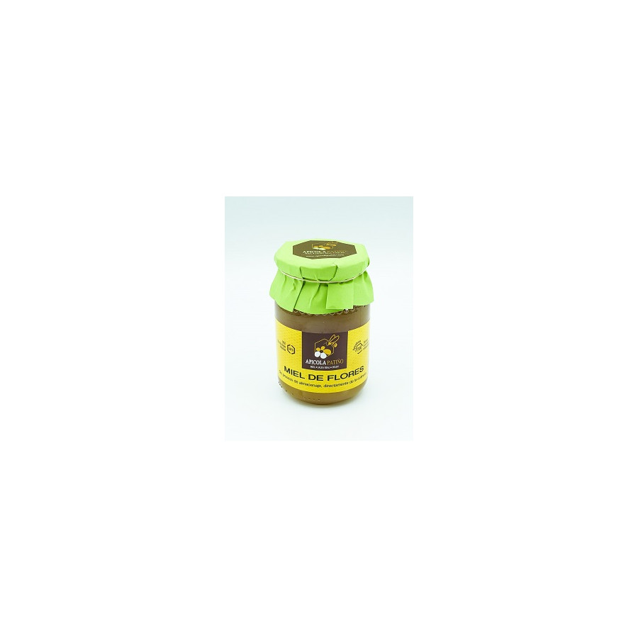 MIEL DE FLORES SIN PROCESAR 500g APICOLA PATIÑO