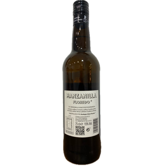 MANZANILLA CESAR FLORIDO 75 CL – VINO FINO Y SALINO DE CHIPIONA