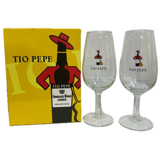 SET DE 2 CATAVINOS TÍO PEPE SERIGRAFIADOS A COLOR – AIRES DE CÁDIZ
