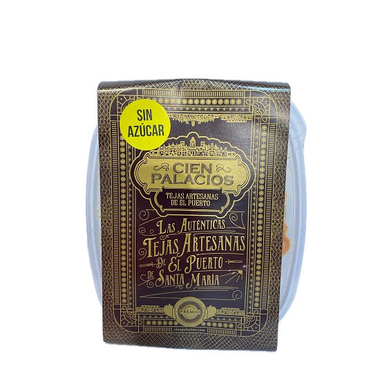 TEJAS DE ALMENDRAS SIN AZÚCAR 125 G – DULCE ARTESANO DE EL PUERTO DE S