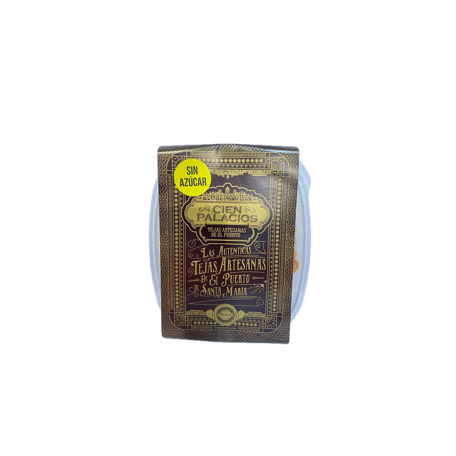 TEJAS DE ALMENDRAS SIN AZÚCAR 125 G – DULCE ARTESANO DE EL PUERTO DE S