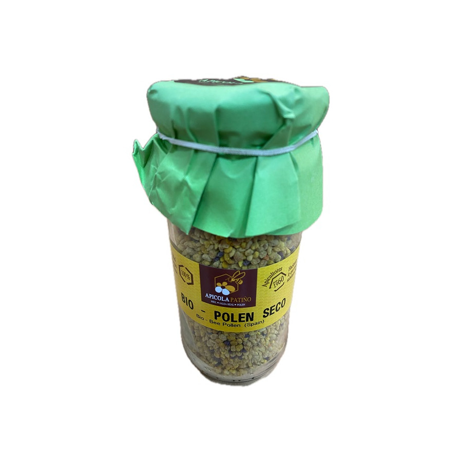 POLEN SECO BIO APÍCOLA PATIÑO 130 G – POLEN ARTESANAL ECOLÓGICO DE CON