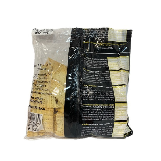 REGAÑÁS ARTESANALES SIDONIA 200 G – PAN TRADICIONAL DE MEDINA SIDONIA 