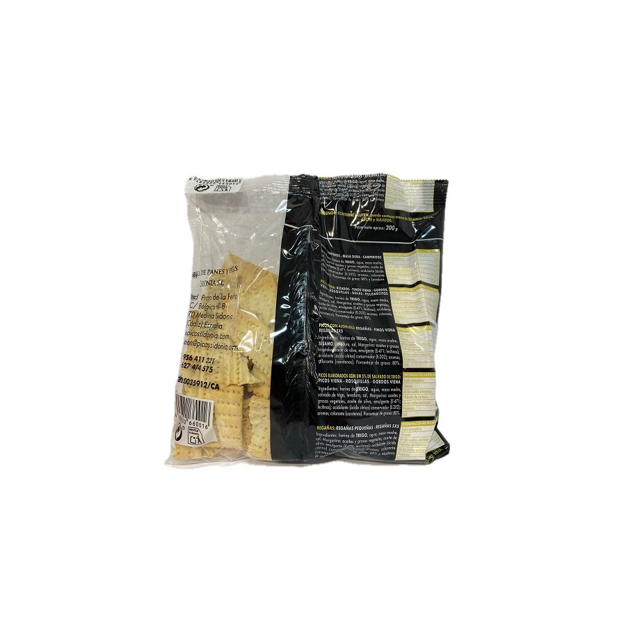 REGAÑÁS ARTESANALES SIDONIA 200 G – PAN TRADICIONAL DE MEDINA SIDONIA 