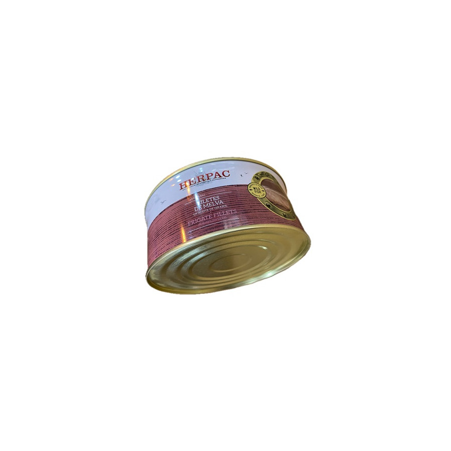 FILETES DE MELVA EN ACEITE DE GIRASOL LATA 1015g. HERPAC BARBATE
