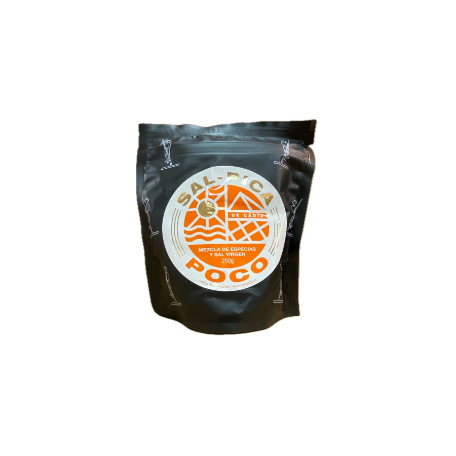 SAL-PICA POCO MEZCLA DE ESPECIAS Y SAL VIRGEN 250g. SALINAS SAN VICENT