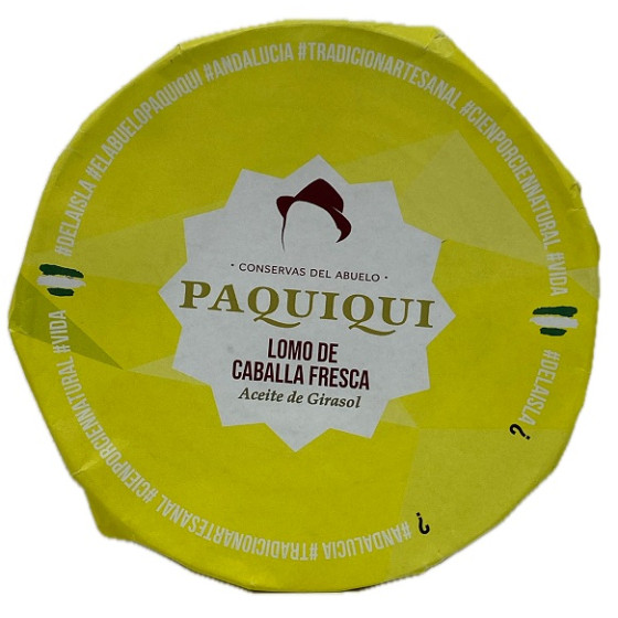 LOMO DE CABALLA FRESCA EN ACEITE DE GIRASOL 255gr CONSERVAS DEL ABUELO
