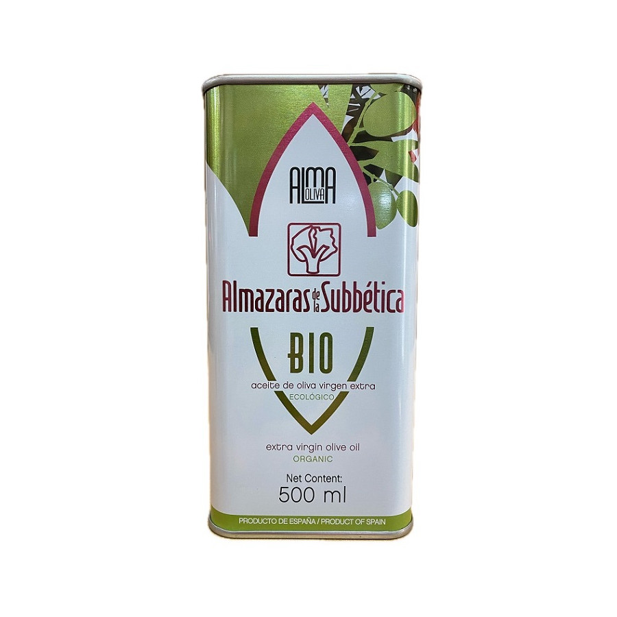 ACEITE DE OLIVA VIRGEN EXTRA ECOLÓGICO 500ML ALMAOLIVA BIO EN LATA