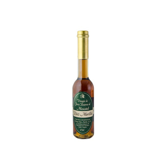 VINAGRE DE RESERVA AL MOSCATEL DE BODEGAS PÁEZ MORILLA 250ML