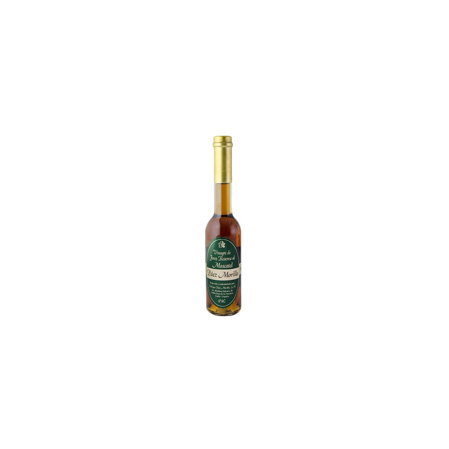 VINAGRE DE RESERVA AL MOSCATEL DE BODEGAS PÁEZ MORILLA 250ML