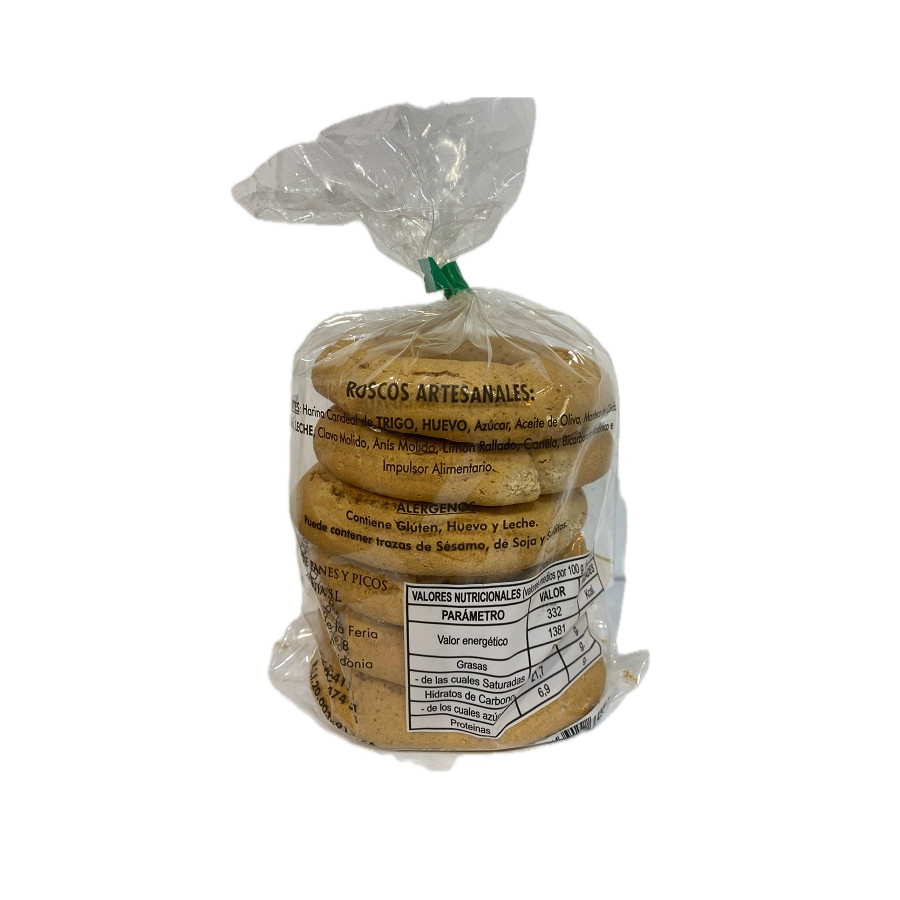 ROSCOS DE ANÍS ARTESANALES SIDONIA 500 G – TRADICIÓN DE MEDINA SIDONIA