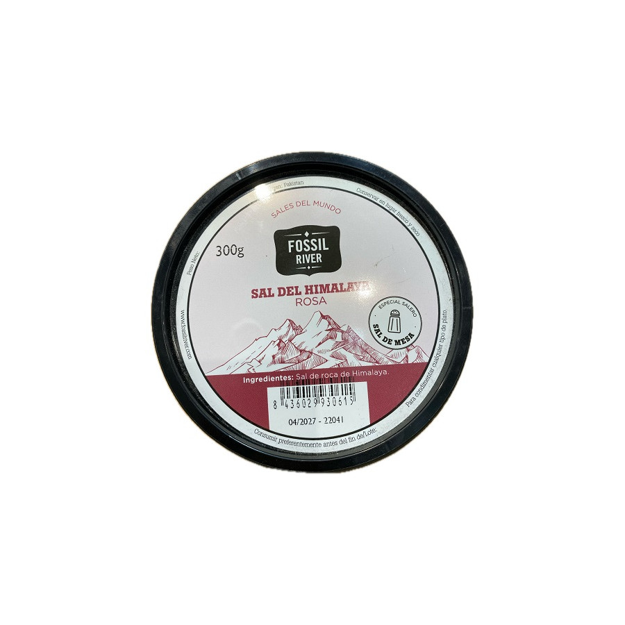 SAL DEL HIMALAYA ROSA FOSSIL RIVER 300 G – SAL GOURMET PREMIUM RICA EN