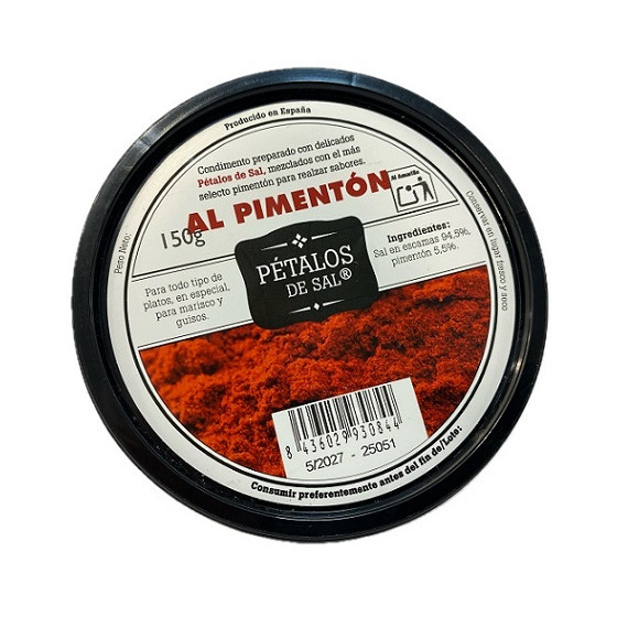 PÉTALOS DE SAL AL PIMENTÓN FOSSIL RIVER 150 G – GOURMET ARTESANAL ÚNIC