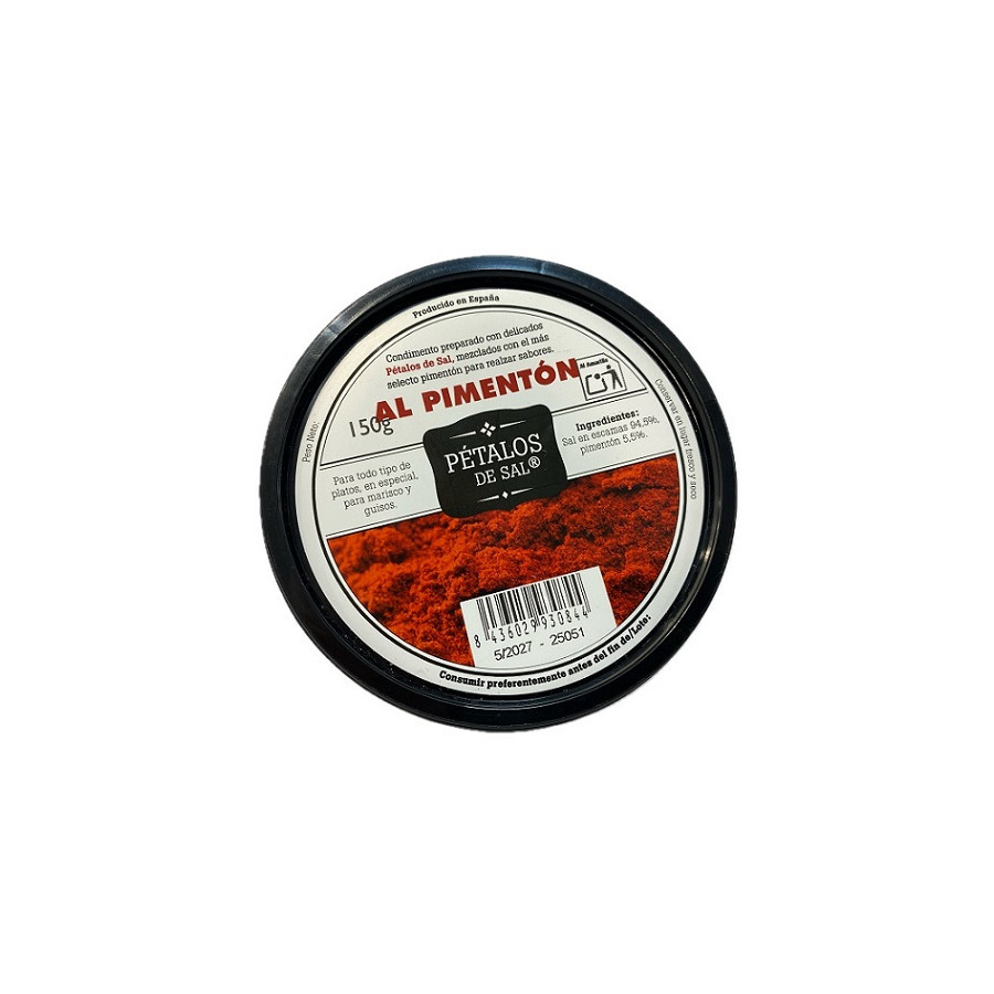 PÉTALOS DE SAL AL PIMENTÓN FOSSIL RIVER 150 G – GOURMET ARTESANAL ÚNIC