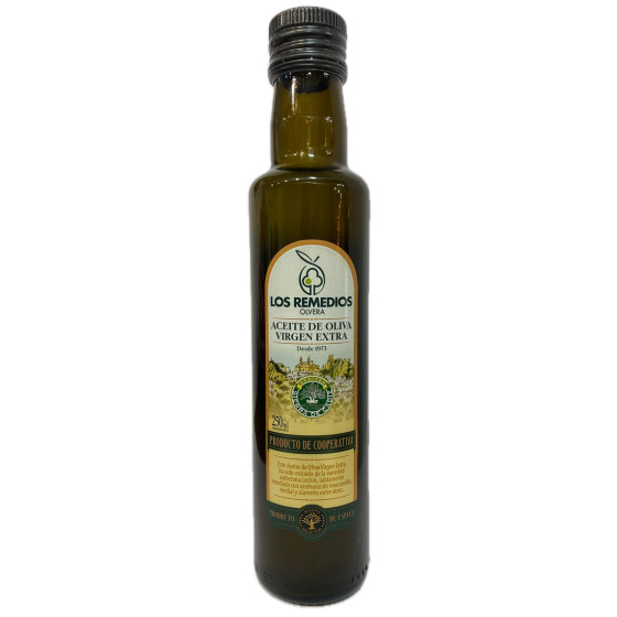 ACEITE DE OLIVA VIRGEN EXTRA LOS REMEDIOS 250 ML – AOVE DE LA SIERRA D