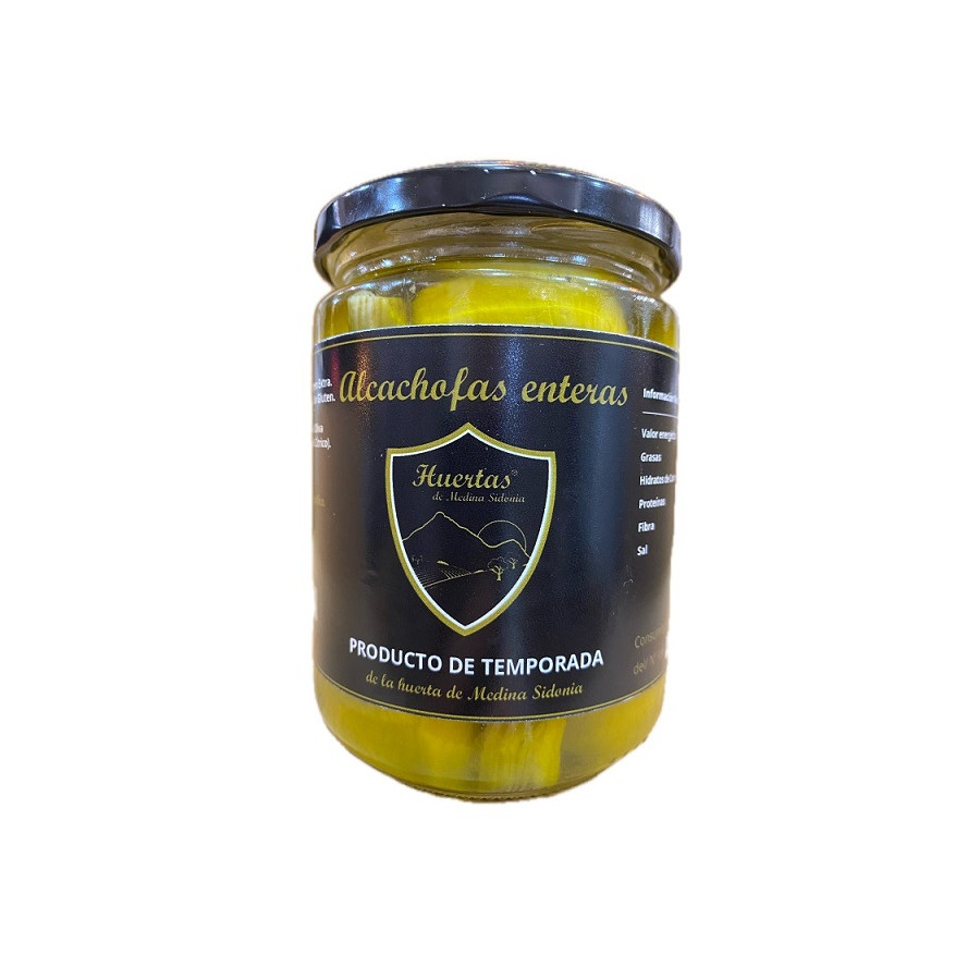 ALCACHOFAS ENTERAS TARRO 420 gr PRODUCTO DE TEMPORADA DE LA HUERTA DE 