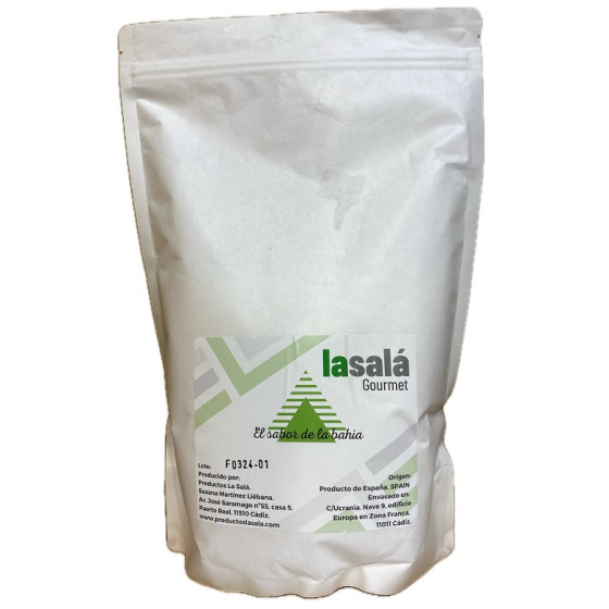 PAQUETE DE 1 KG DE FLOR DE SAL ARTESANAL DE PUERTO REAL – CALIDAD GOUR
