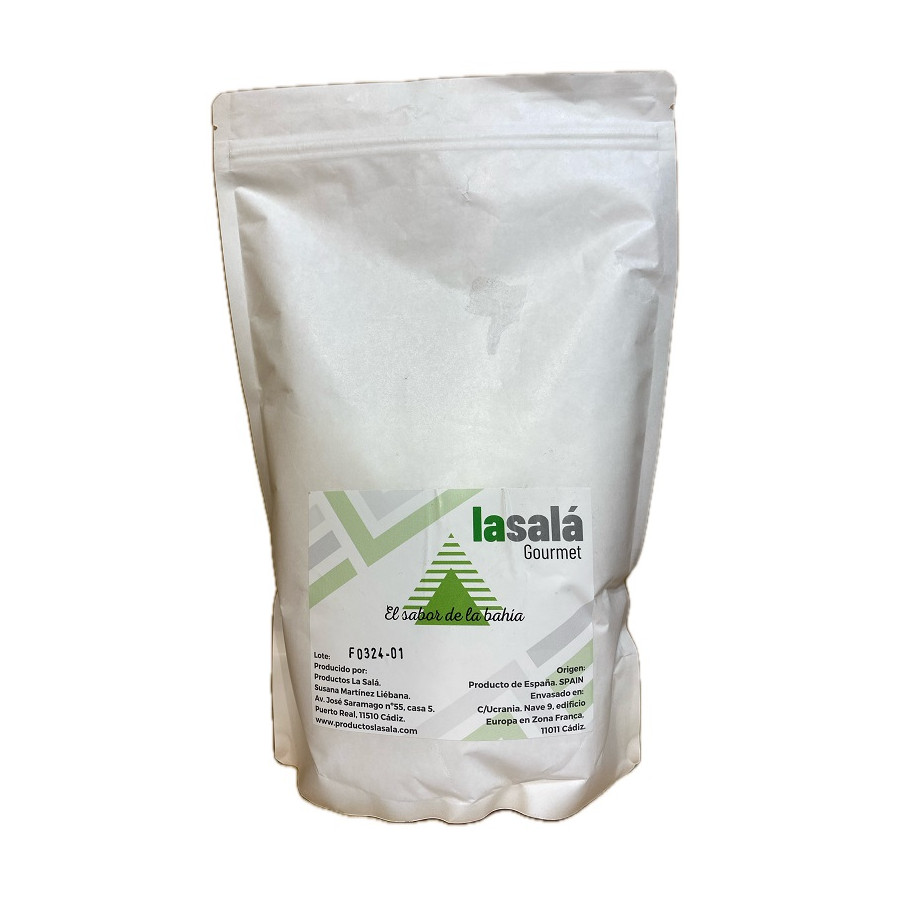 PAQUETE DE 1 KG DE FLOR DE SAL ARTESANAL DE PUERTO REAL – CALIDAD GOUR