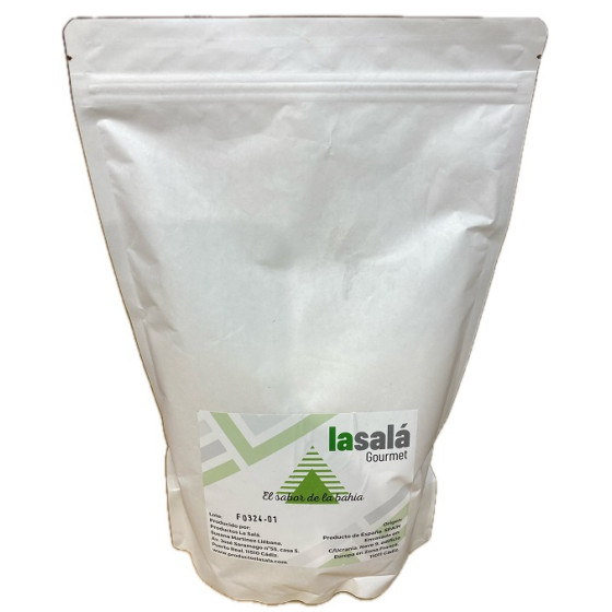 PAQUETE DE 1 KG DE FLOR DE SAL ARTESANAL DE PUERTO REAL – CALIDAD GOUR
