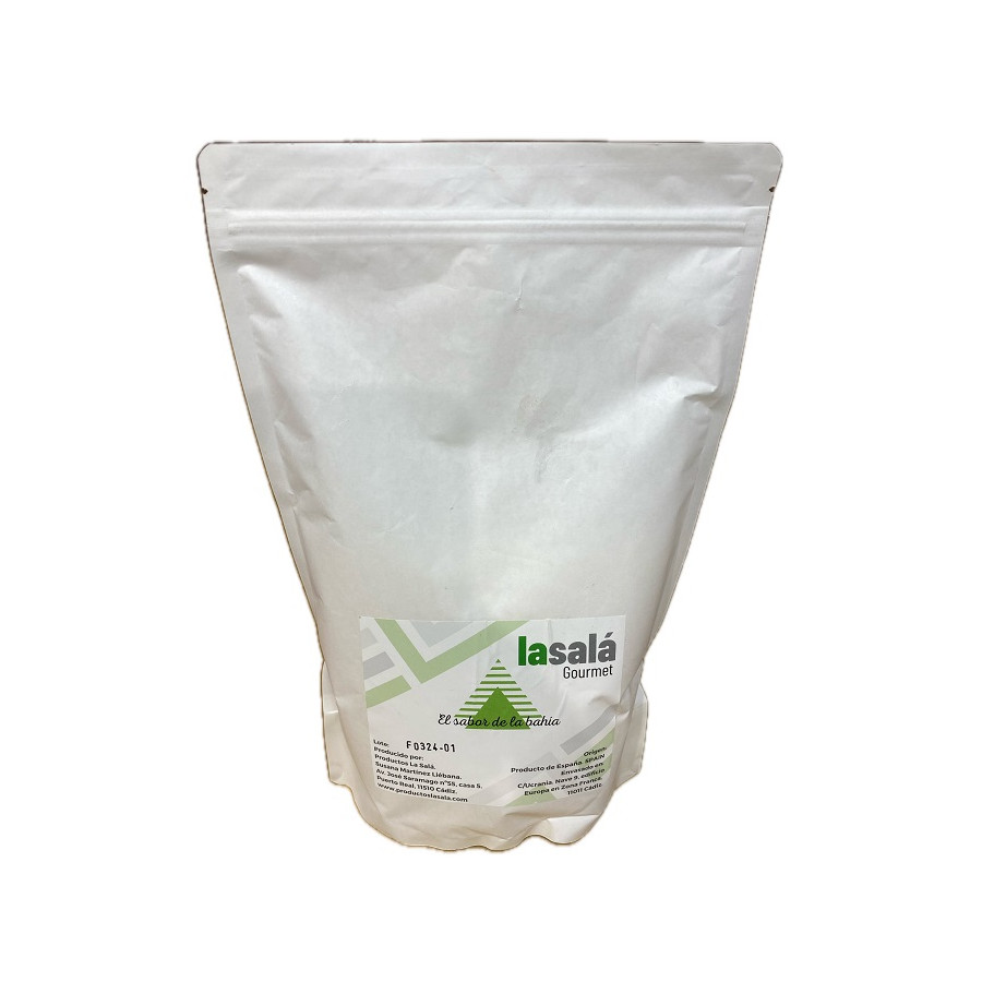 PAQUETE DE 1 KG DE FLOR DE SAL ARTESANAL DE PUERTO REAL – CALIDAD GOUR