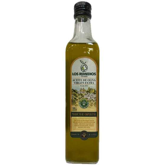 ACEITE DE OLIVA VIRGEN EXTRA LOS REMEDIOS 500 ML – OLVERA, SIERRA DE C