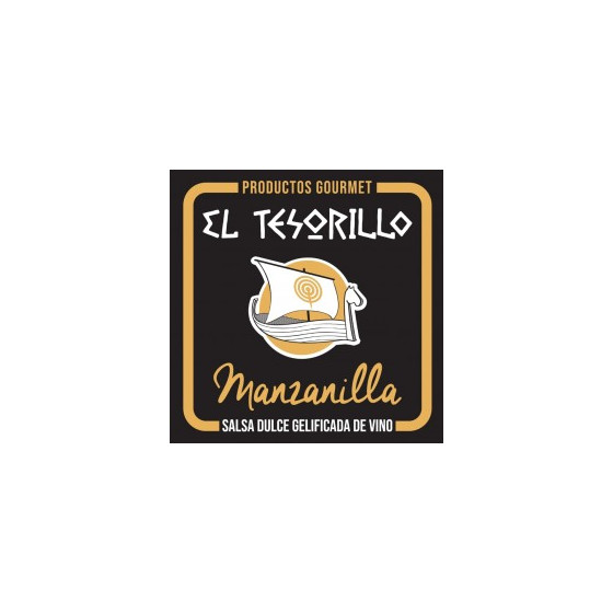 SALSA DULDE GELIFICADA DE VINO MANZANILLA 150gr EL TESORILLO