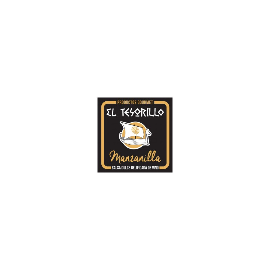 SALSA DULDE GELIFICADA DE VINO MANZANILLA 150gr EL TESORILLO