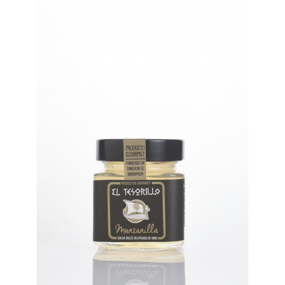 SALSA DULDE GELIFICADA DE VINO MANZANILLA 150gr EL TESORILLO