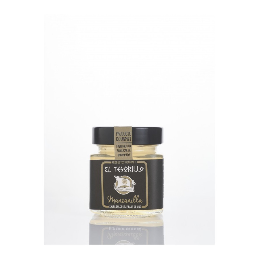 SALSA DULDE GELIFICADA DE VINO MANZANILLA 150gr EL TESORILLO