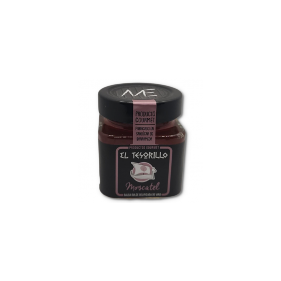 SALSA DULCE GELIFICADA DE VINO MOSCATEL 150gr EL TESORILLO 