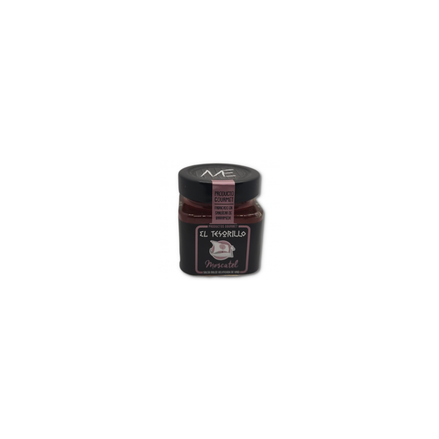 SALSA DULCE GELIFICADA DE VINO MOSCATEL 150gr EL TESORILLO 