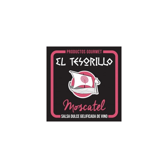 SALSA DULCE GELIFICADA DE VINO MOSCATEL 150gr EL TESORILLO 